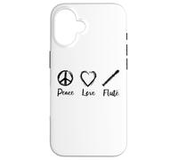 Flûtiste Amour Professeur de flûte Aérophone Coque pour iPhone 16