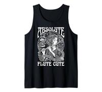 Flûtiste Flûtiste Absolute Flûte Mignonne Joueuse Fille Musicien Débardeur