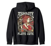 Flûtiste Flûtiste Absolute Flûte Mignonne Joueuse Fille Musicien Sweat à Capuche