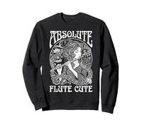 Flûtiste Flûtiste Absolute Flûte Mignonne Joueuse Fille Musicien Sweatshirt
