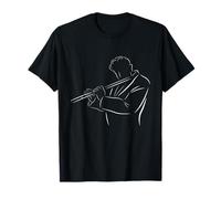 Flûtiste musicienne flûte traversière T-Shirt