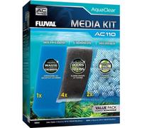 Fluval Kit de Charge d'entretien pour Filtre à Dos pour Aquarium AquaClear AC110