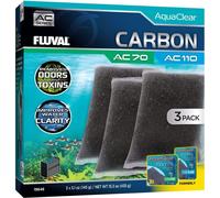 Fluval AC70/110 FILTRE paquet d'économie de carbone 3 pièces