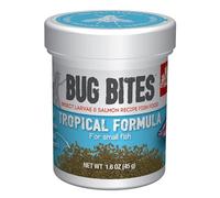 Fluval Bug Nourriture pour Poissons tropicaux avec Larves d'insectes Micro granules à couler Lentement 0,7-1 mm, 45 g