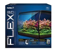 Aquarium Kit Fluval Flex 2.0, Noir, 34 l