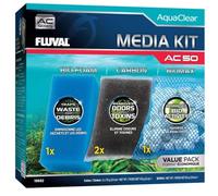 Fluval Kit de Charge d'entretien pour Filtre à Dos pour Aquarium AquaClear AC50