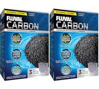 Fluval Média de Filtration 3x100 g Charbon (Lot de 2)