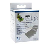 Fluval Média de Filtration Lot 3 Recharges Charbon Gamme Edge