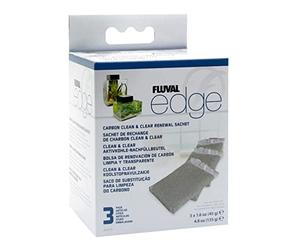 Fluval Média de Filtration Lot 3 Recharges Charbon Gamme Edge