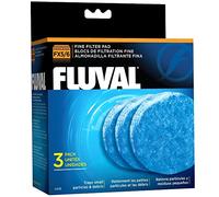 Fluval Pack de 3 Blocs de Filtration Fine FX pour Aquariophilie