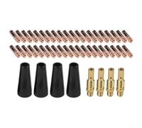 Flux Core Kit d'embouts de buse sans gaz, 48 embouts de 0,1 cm et diffuseurs de gaz pour Weld-Pak 100HD/125HD/140HD/180HD, 205-, East