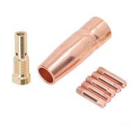 Flux Core sans gaz pour accessoires de soudage MIG Kit de 7 buses en laiton 0 60 0 80 0 90 1 0 1 2 mm Compatible avec FC90 80GL Easy Weld Ti Easy Flux (1 mm)