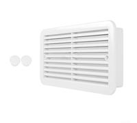 Flux d'air efficace avec système de ventilation à double ventilateur pour les aventures en plein air (blanc)