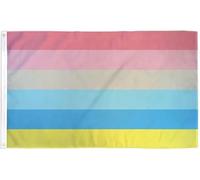 Flux De Genre Drapeaux Décoratifs D'Extérieur 90X150Cm Personnalisée Drapeaux De Maison Double Face Bannière De Décoration Extérieure Pour Dortoirs Décoration Accessoires