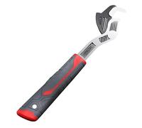 Flux de verrouillage - outil de clé à tuyaux réglable industriel, conception auto-verrouillable avec poignée non glissée, portable robuste pour la plomberie et les réparations | Home à outils essentie