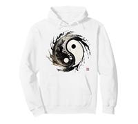 Flux d'eau Yin Yang Tai Chi Méditer l'harmonie en Mouvement Sweat à Capuche