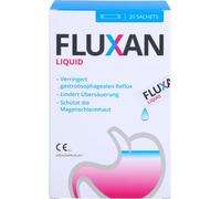 Fluxan Liquid Sachet réduit le reflux gastro-œsophagien et soulage l'hyperacidité, 20 sachets. Sachets