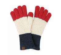 FLUXGOONE Gants Automne Et Hiver Long Écran Tactile sans Doigts Mignons Gants Tricotés Imperméable Au Vent Épais Chaud-Blanc Rouge-Le Code Moyen