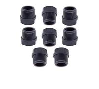 FLUXI-TECH - Bouchon en PVC à Filetage Mâle BSP 1" (≈32 mm) PN16 - Lot de 8 pièces