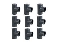 FLUXI-TECH - Raccord en T PVC PN16 à coller - 3 voies - Ø25/32/40/50 mm - Résistant chimique 60°C - Piscine, plomberie, irrigation (Ø25mm × 9pcs)