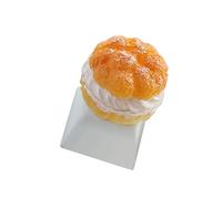 Fluxioxtna Capuchon sculpté unique sur le thème du gâteau sucré pour claviers mécaniques améliore le confort de saisie des claviers créatifs