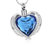 Fluxioxtna Collier en acier inoxydable avec pendentif boîte à cendres pour animal domestique - Design élégant - Convient pour un usage quotidien