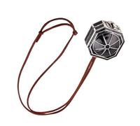 Fluxioxtna Collier pendentif boussole / porte-clés pour camping randonnée alliage unisexe bijoux accessoire de mode pour voyage, Zinc