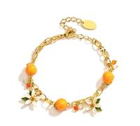 Fluxioxtna Des motifs de gardénias vibrants pour une énergie jeune et un tempérament doux, accessoire de bijoux pour un usage quotidien