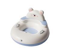 Fluxioxtna Disque de luge gonflable en PVC avec construction renforcée et interactif parent-enfant - Disque à neige amusant pour l'hiver