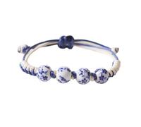 Fluxioxtna Élégant accessoire de perles en céramique d'inspiration orientale pour un usage quotidien ou des occasions spéciales pour ajouter un charme personnalisé