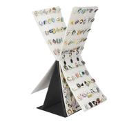 Fluxioxtna Élégant présentoir à broches en feutre avec rotation à 360 degrés - Accessoire portable pour collectionneurs et vendeurs