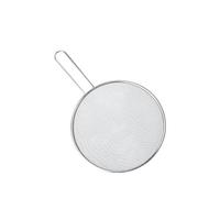 Fluxioxtna Grille de protection contre les éclaboussures d'huile en acier inoxydable avec poignée antidérapante pour frire ustensiles de cuisine