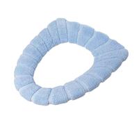 Fluxioxtna Lot de 10 housses de siège de toilette d'hiver en peluche douce et chaude pour la salle de bain - Indispensable pour le temps froid - Poignée facile à prendre en main - Housse en peluche