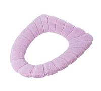 Fluxioxtna Lot de 10 housses de siège de toilette d'hiver en peluche douce et chaude pour la salle de bain - Indispensable pour le temps froid - Poignée facile à prendre en main - Housse en peluche