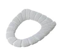Fluxioxtna Lot de 10 housses de siège de toilette d'hiver en peluche douce et chaude pour la salle de bain - Indispensable pour le temps froid - Poignée facile à prendre en main - Housse en peluche