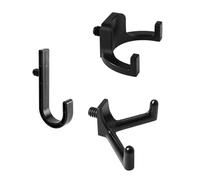 Fluxioxtna Lot de 3 crochets de garage multi-usages pour accrocher des outils, des échelles, des tuyaux, des tondeuses, des accessoires pratiques pour abri de jardin, des cintres en ABS