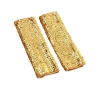 Fluxioxtna Manchons de bras à paillettes scintillantes pour festivals, tenues pour divers événements et fêtes. Manches tendance pour femme, doré, taille unique
