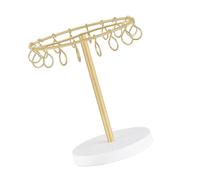 Fluxioxtna Organisateurs portables en métal pour pinces à cheveux pour femmes et filles dans la chambre ou la salle de bain, organiseurs de cheveux résistants à la rouille