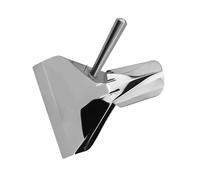 Fluxioxtna Pelles à popcorns en acier - Outil de remplissage rapide pour sacs alimentaires et boîtes - Pelle utilitaire multifonction pour bagger - Pelles à frire en acier