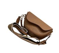 Fluxioxtna Sac à bandoulière tendance en cuir pour femme, sac à main sous les bras, petit sac à bandoulière pour femme, sac à bandoulière simple, sac de selle, kaki