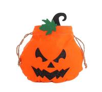 Fluxioxtna Sac de rangement en forme de citrouille avec poignée souple pour accessoires de vacances, pochette de rangement d'Halloween, Modèle B, Taille unique