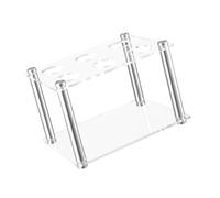 Fluxioxtna Support de cartouches aromatiques à 6 fentes pour économiser de l'espace - Organiseur de comptoir de cuisine en acrylique en forme de fleur - Support transparent pour capsules de boissons