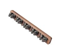 Fluxioxtna Support mural en bois naturel robuste pour balais et balais, outils, crochet en bois naturel