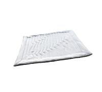 Fluxioxtna Tapis de refroidissement pour chiens et chats avec design chauffant pour animaux de compagnie toute saison sûr polyester naturel tapis de jour chaud accessoire de repos pour chien chat