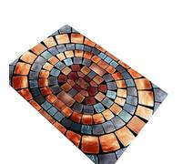 Fluxioxtna Tapis de sol moderne avec impression illusion d'optique 3D, antidérapant, tapis de sol pour la maison, la salle de bain, les décors d'entrée, paillasson