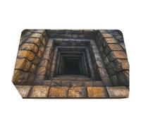 Fluxioxtna Tapis de sol moderne avec impression illusion d'optique 3D, antidérapant, tapis de sol pour la maison, la salle de bain, les décors d'entrée, paillasson