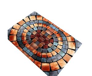 Fluxioxtna Tapis de sol moderne avec impression illusion d'optique 3D, antidérapant, tapis de sol pour la maison, la salle de bain, les décors d'entrée, paillasson