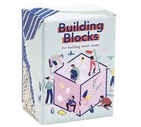 FLUYTCO Blocs de construction : jeu de cartes de construction d'équipe pour le travail - 150 démarreurs de conversation et brise-glace pour apprendre à connaître vos collègues - Activités de bureau et