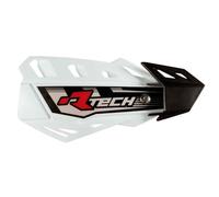 FLX CROSS/ENDURO HANDGUARDS (BLANC) (AVEC 2 TYPES DE FIXATION AU GUIDON ET AUX P