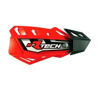 FLX CROSS/ENDURO HANDGUARDS (ROUGE) (AVEC 2 TYPES DE FIXATION AU GUIDON ET AUX P